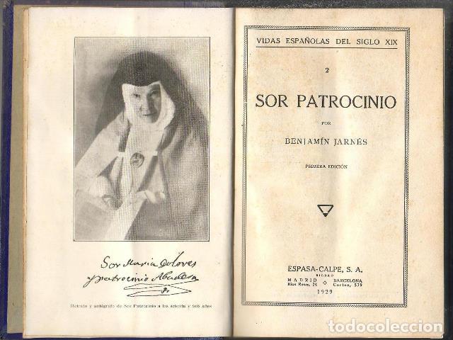 Libros: JARN&Eacute;S, Benjam&iacute;n.- - Sor Patrocinio. - Foto 1