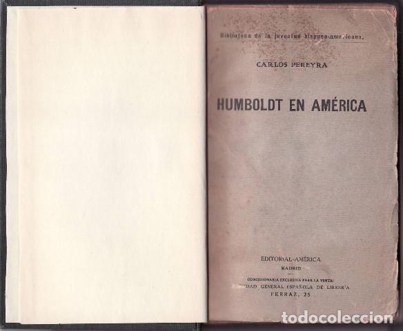 Libros: PEREYRA, Carlos.- - Humboldt en Am&eacute;rica. - Foto 1