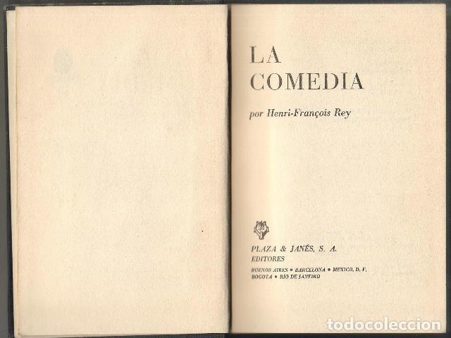 Libros: REY, Henri-Fran&ccedil;ois.- - La comedia. Novela. - Foto 1