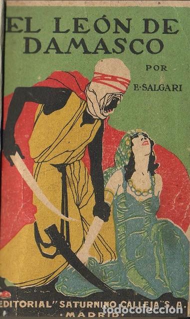 Libros: SALGARI, Emilio.- - El le&oacute;n de Damasco. Continuaci&oacute;n de El capit&aacute;n Tormenta. - Foto 1