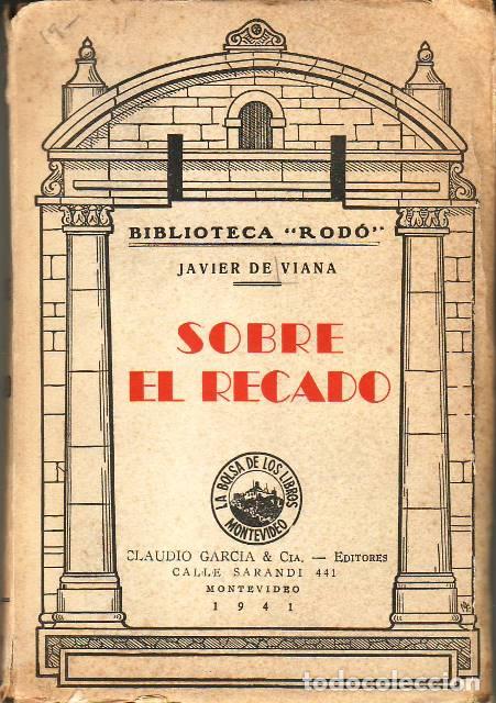 Libros: VIANA, Javier de.- - Sobre el recado. - Foto 1