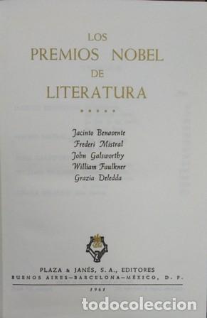 Libros: VV. AA.- - LOS PREMIOS NOBEL DE LITERATURA, - Foto 1