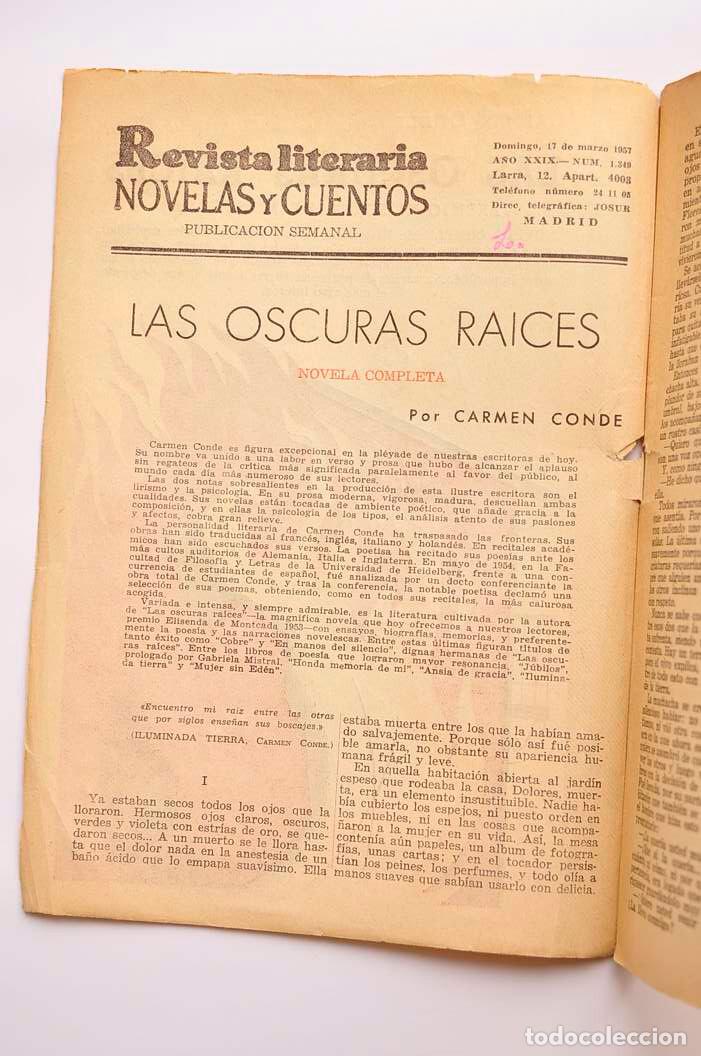 Libros: Las oscuras raices - CONDE, Carmen - Foto 2