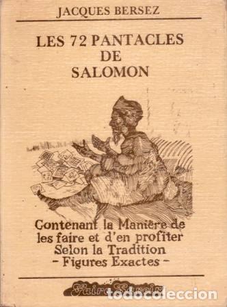 Libros: BERSEZ, Jacques.- - Les 72 pantacles de Salomon. - Foto 1