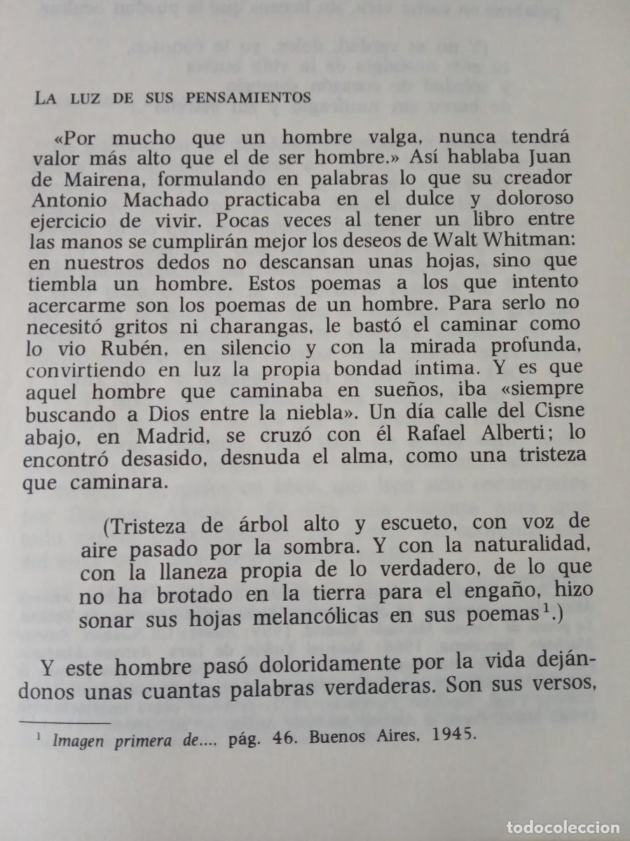 Libros: LOTE DE 2 LIBROS DE ANTONIO MACHADO - Foto 6
