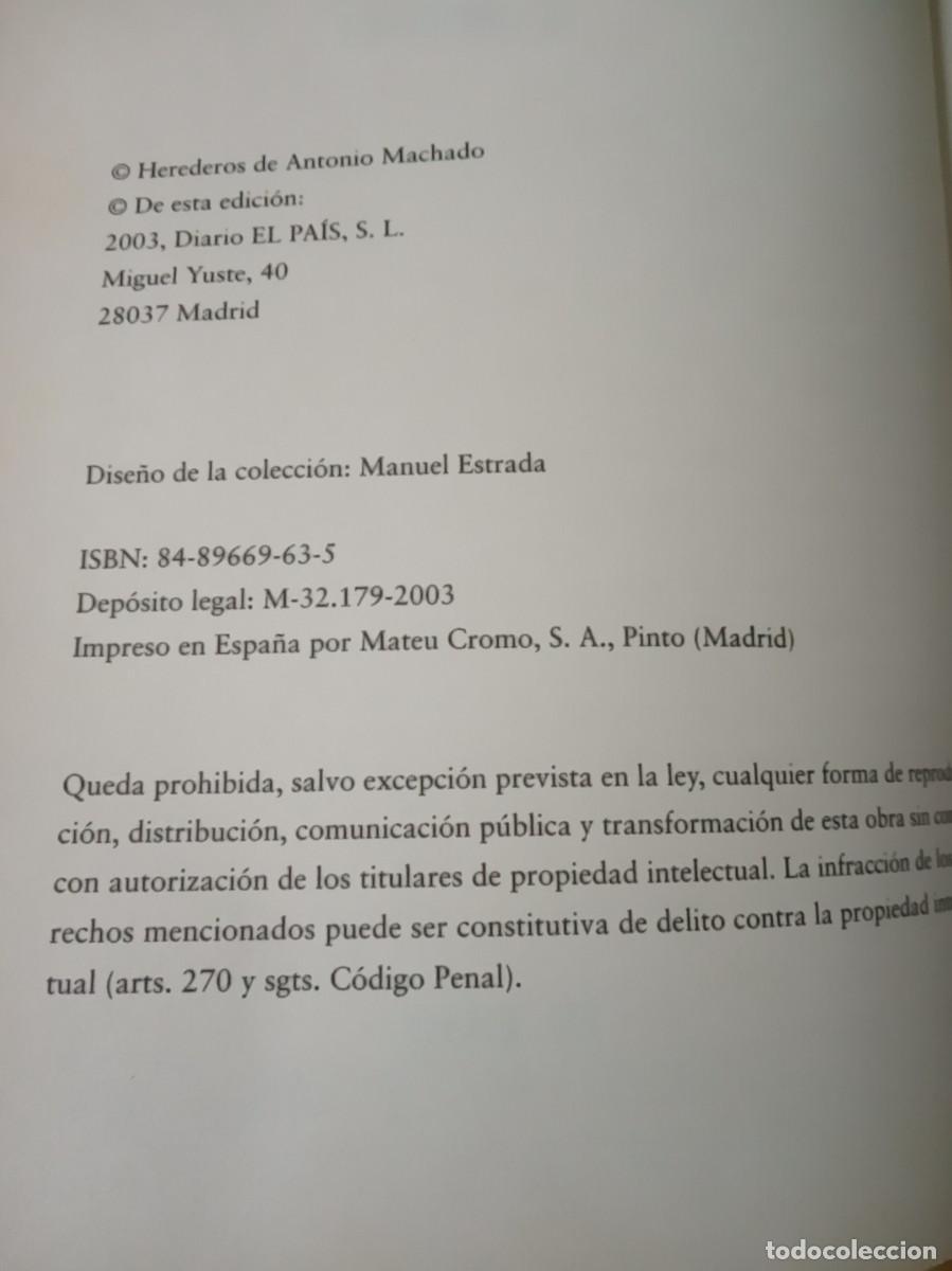 Libros: LOTE DE 2 LIBROS DE ANTONIO MACHADO - Foto 10