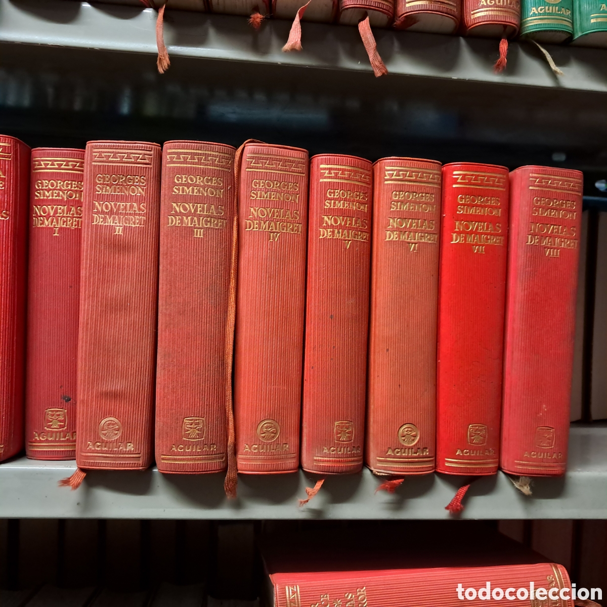 Libros: Georges Simenon, Aguilar, 8 tomos - Foto 1
