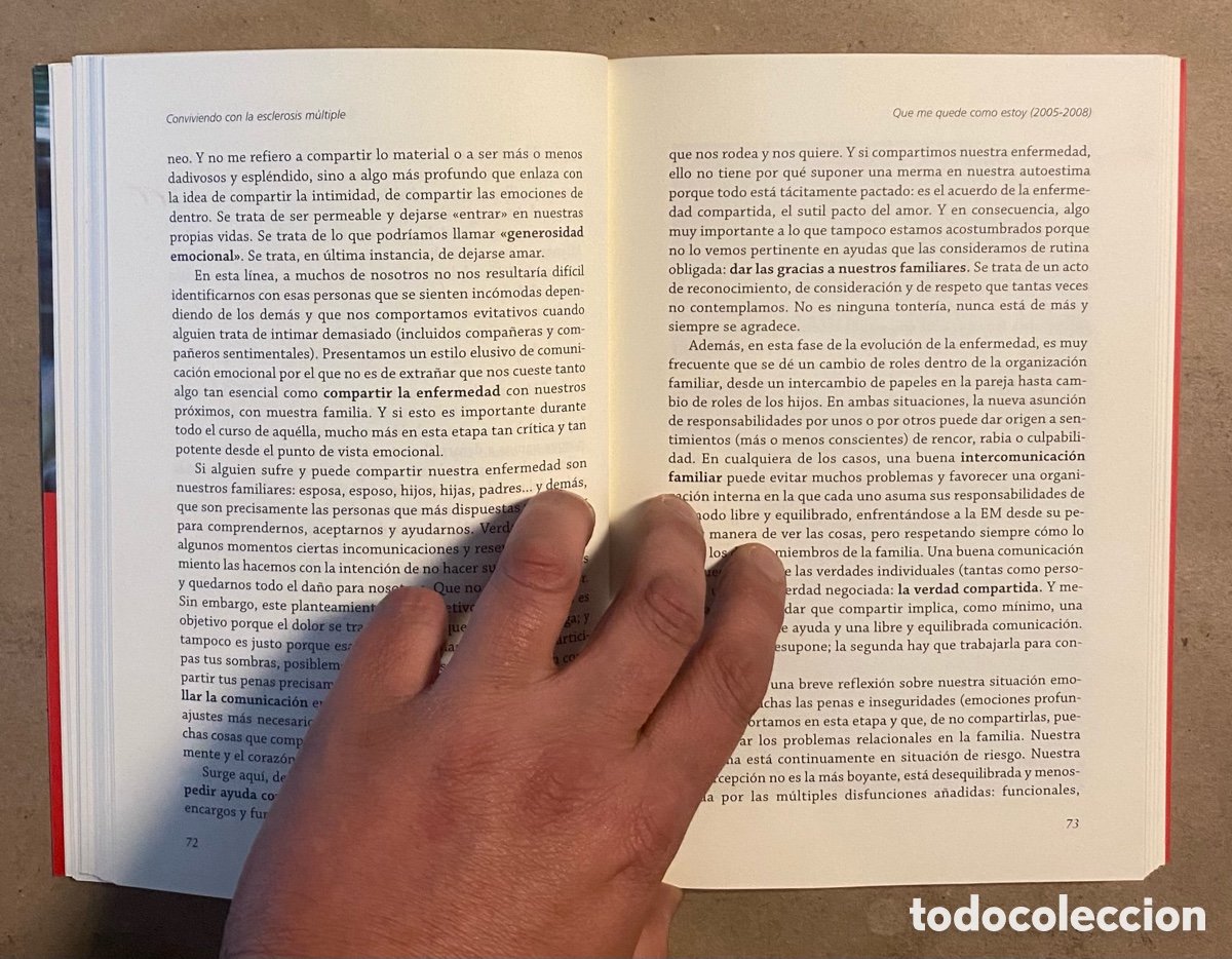 Libros: SOS&hellip; CONVIVIENDO CON LA ESCLEROSIS M&Uacute;LTIPLE. LUIS ARBEA ARANGUREN. EDICIONES PIR&Aacute;MIDE 2009. - Foto 4