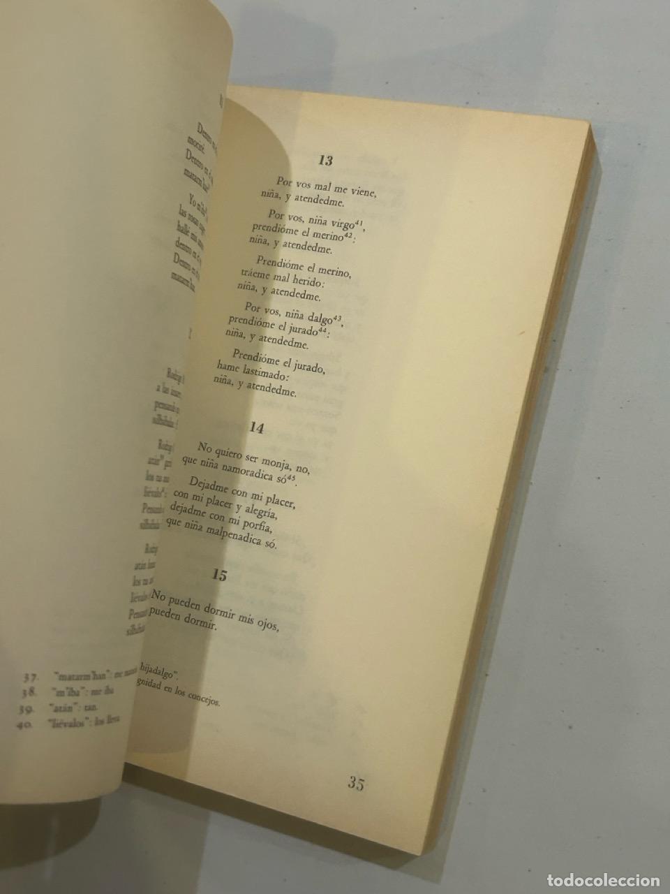 Libros: D&aacute;maso Alonso - Cancionero y romancero espa&ntilde;ol - Foto 2