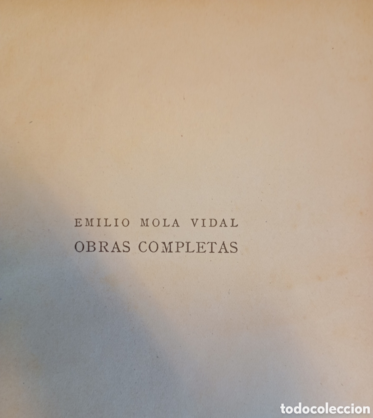 Libros: Obras completas libro Emilio Mola Vidal - Foto 5