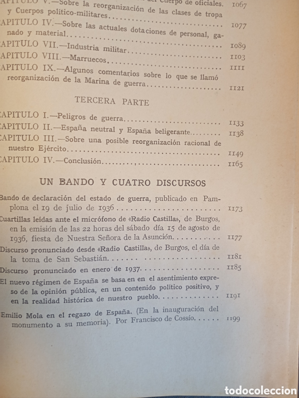 Libros: Obras completas libro Emilio Mola Vidal - Foto 8