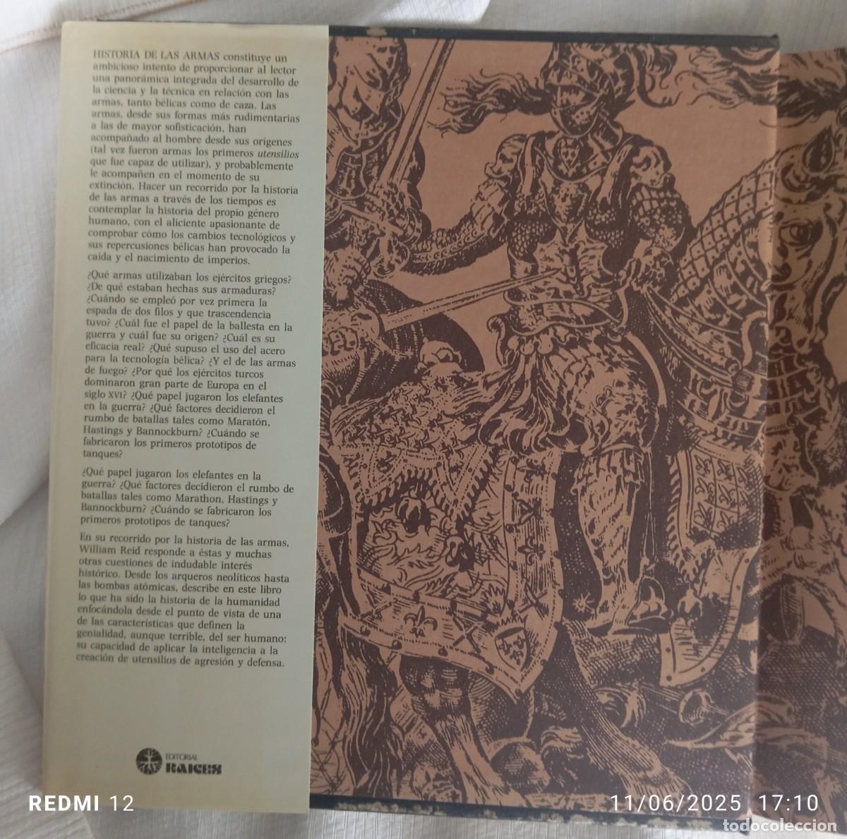 Libros: Historia de las armas. William Reid - Foto 5