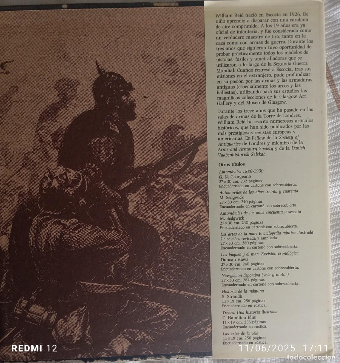 Libros: Historia de las armas. William Reid - Foto 10