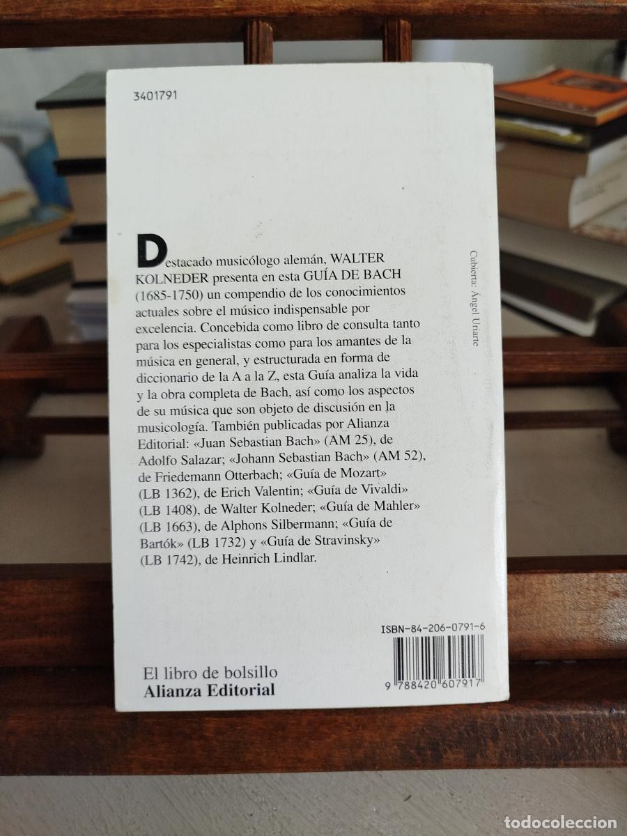 Libros: Gu&iacute;a de Bach - Kolneder, Walter (1910-1994) - Foto 2