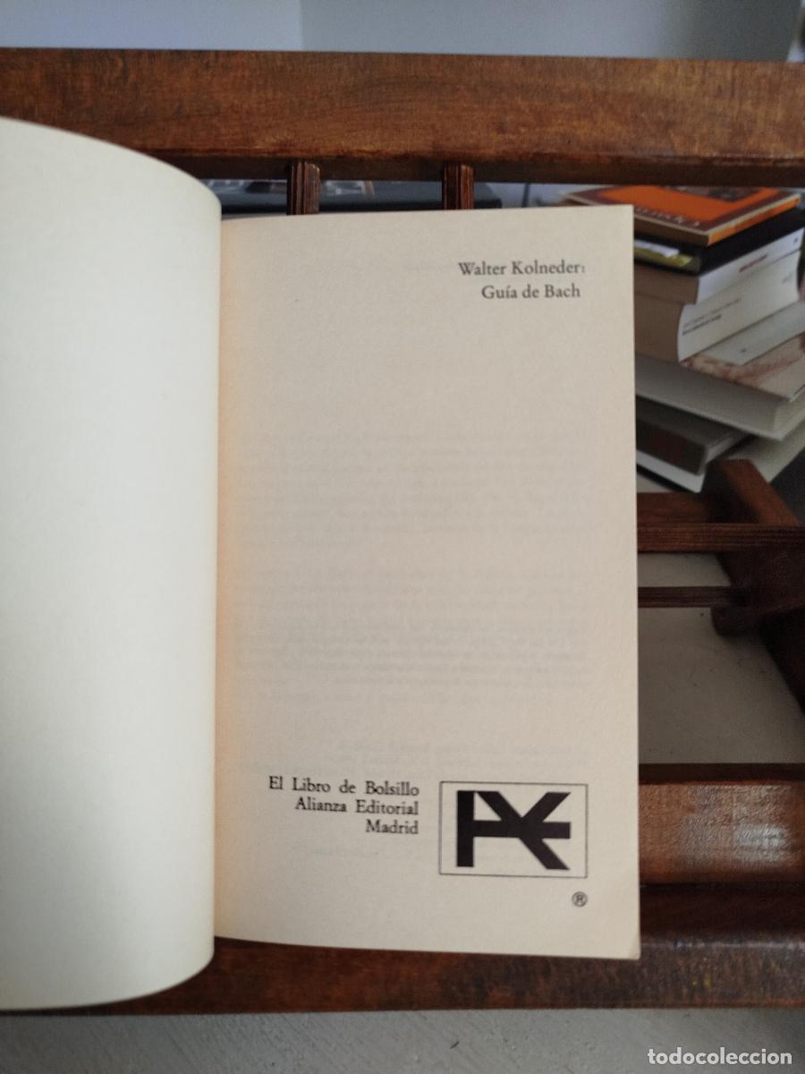 Libros: Gu&iacute;a de Bach - Kolneder, Walter (1910-1994) - Foto 3