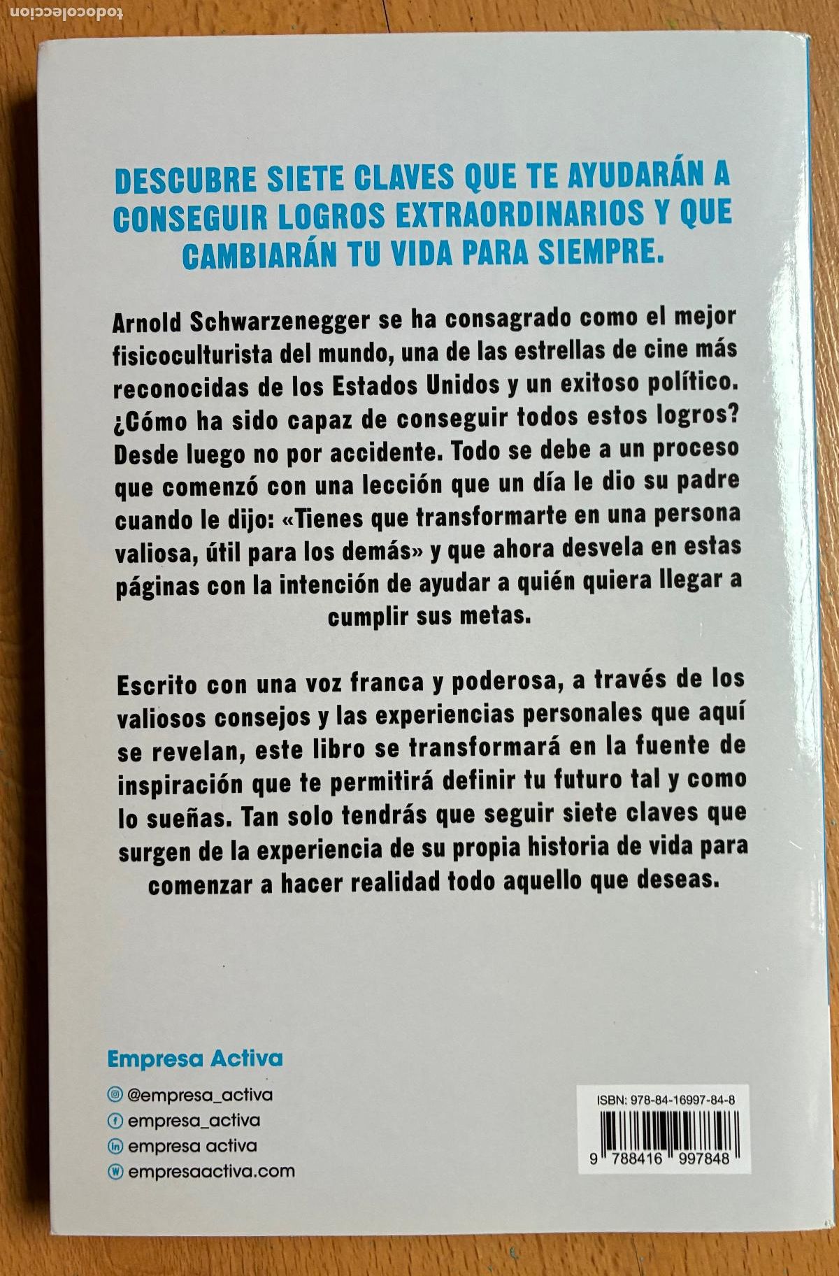 Libros: EL PODER DE SER VALIOSOS, Arnold Schwarzenegger, - Foto 2