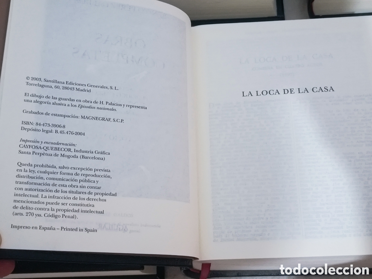 Libros: P&eacute;rez Gald&oacute;s obras completas. Aguilar. 5 tomos - Foto 3