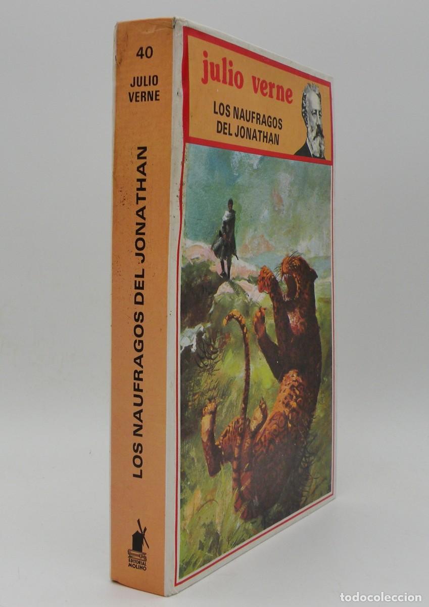Libros: JULIO VERNE - LOS N&Aacute;UFRAGOS DEL JONATHAN. 1985 - Foto 2