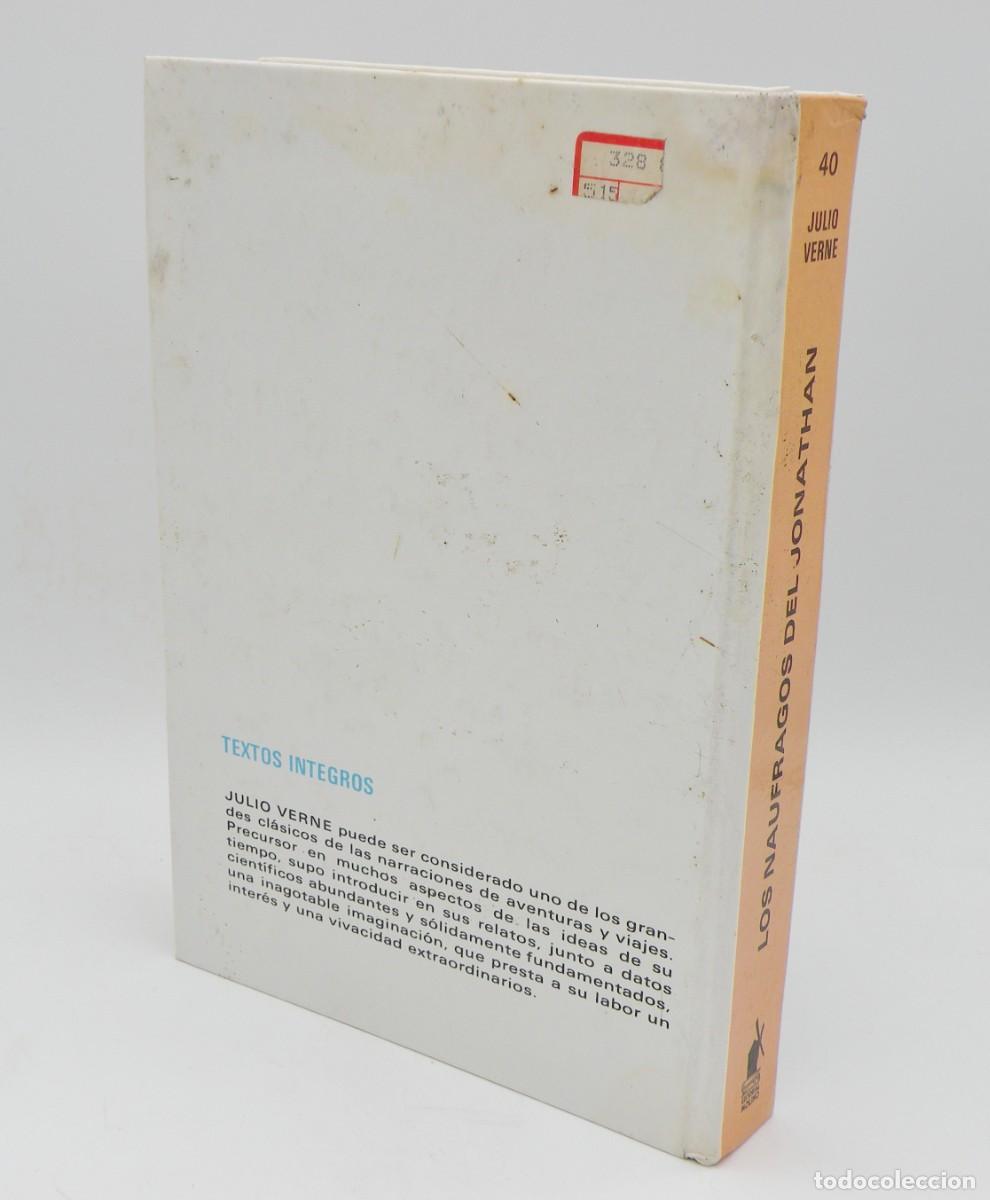 Libros: JULIO VERNE - LOS N&Aacute;UFRAGOS DEL JONATHAN. 1985 - Foto 4