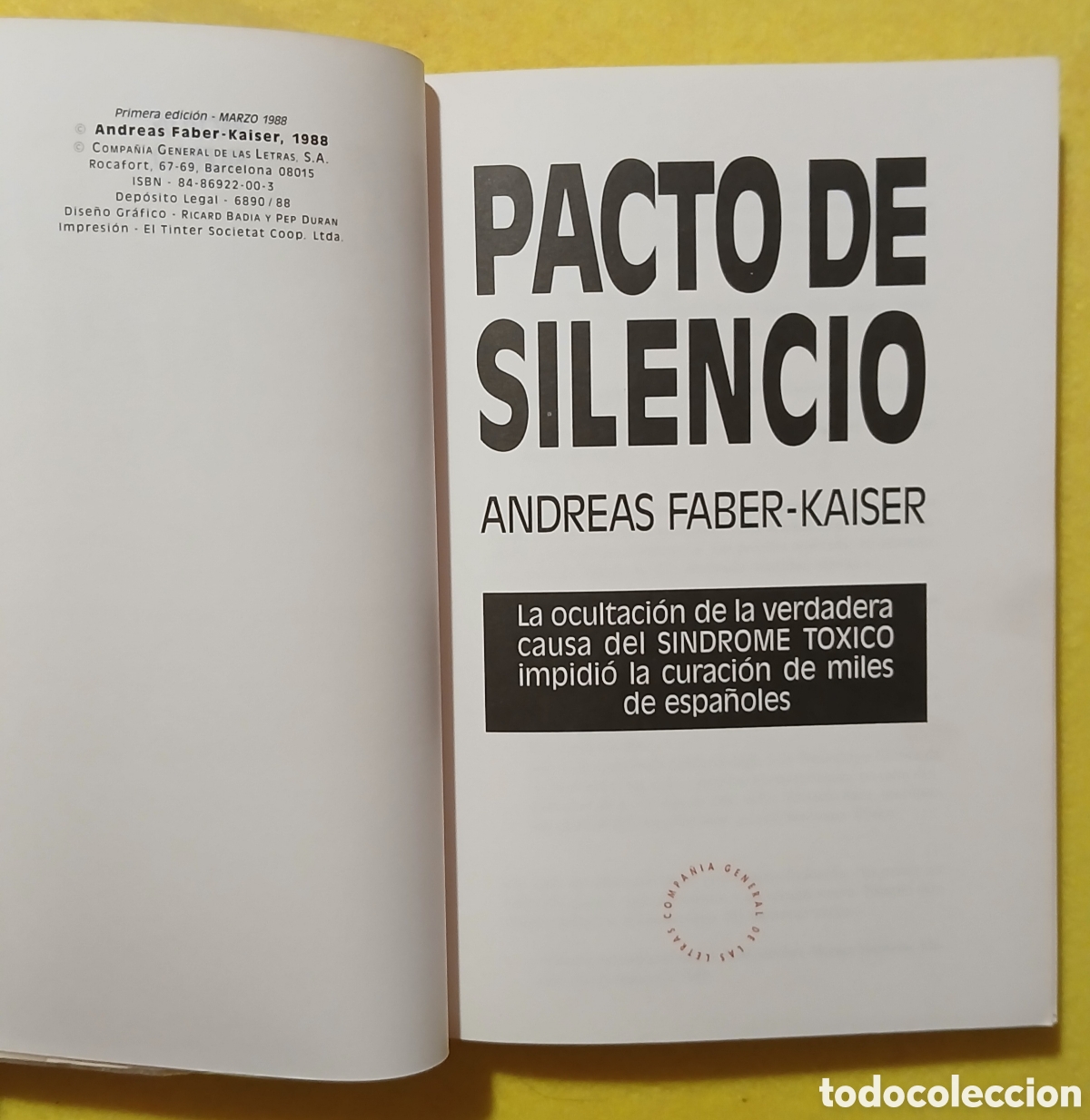 Libros: Pacto de Silencio, Andreas Faber Kaiser - Foto 4