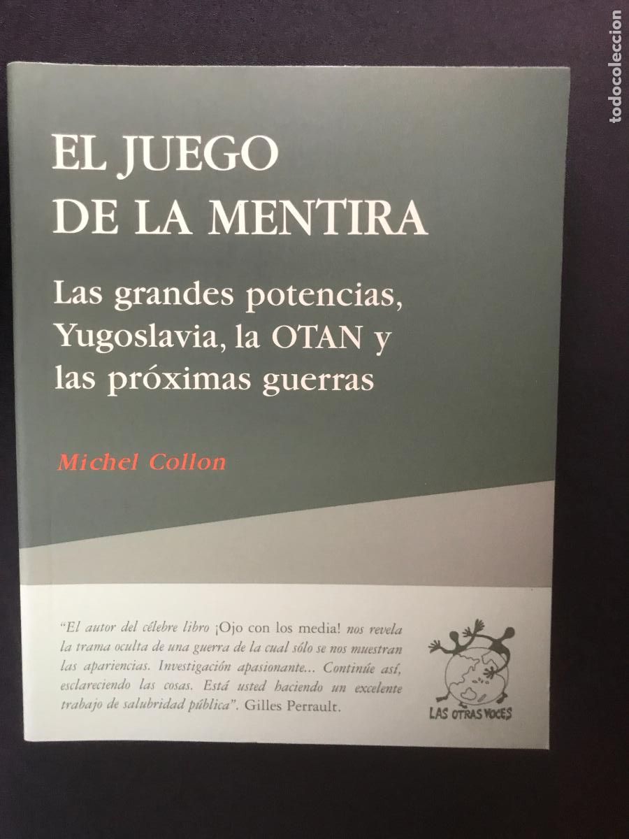 Libros: Michel Collon - El juego de la Mentira - Foto 1