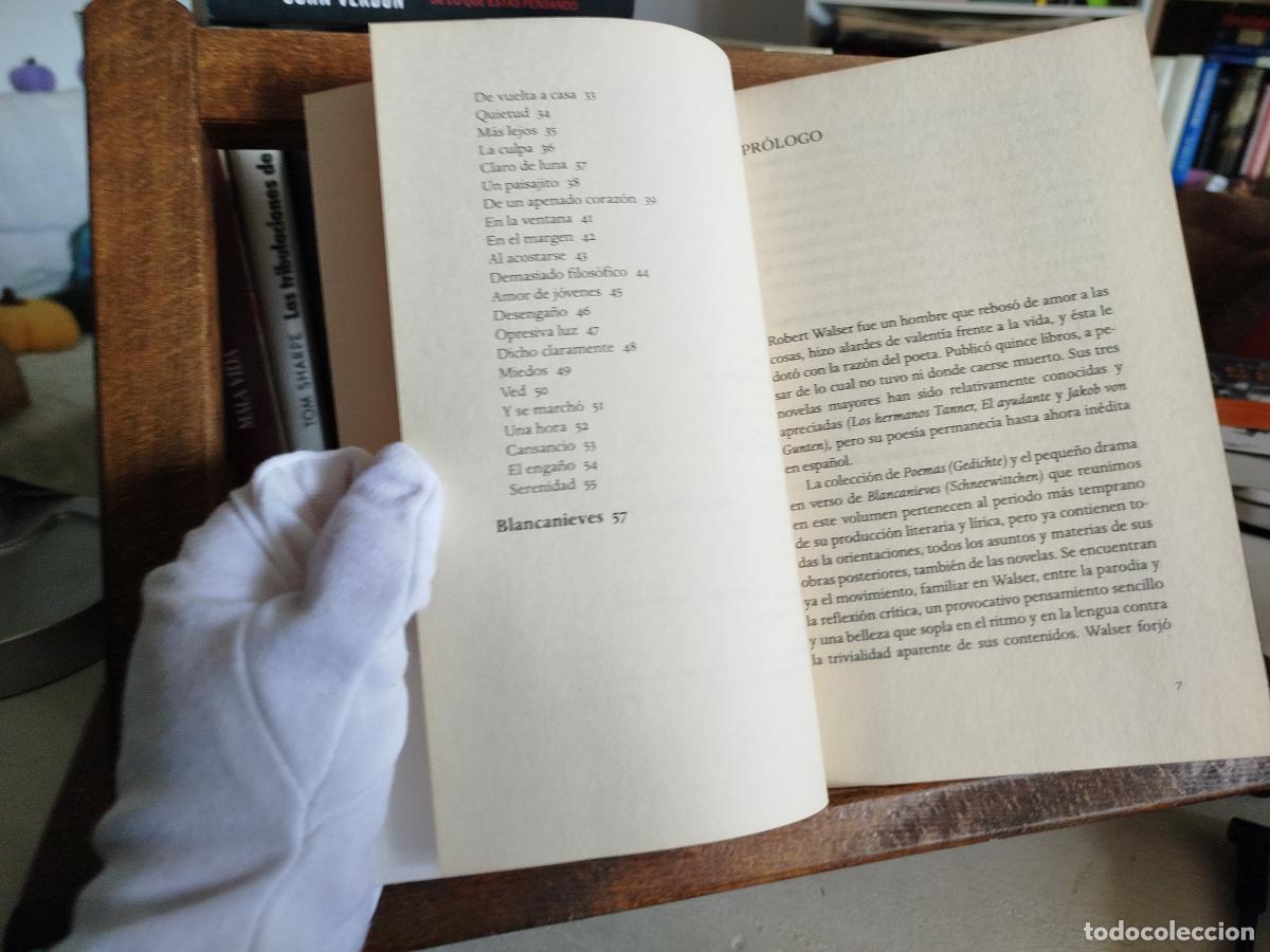 Libros: Poemas - Blancanieves - Walser, Robert - Foto 6