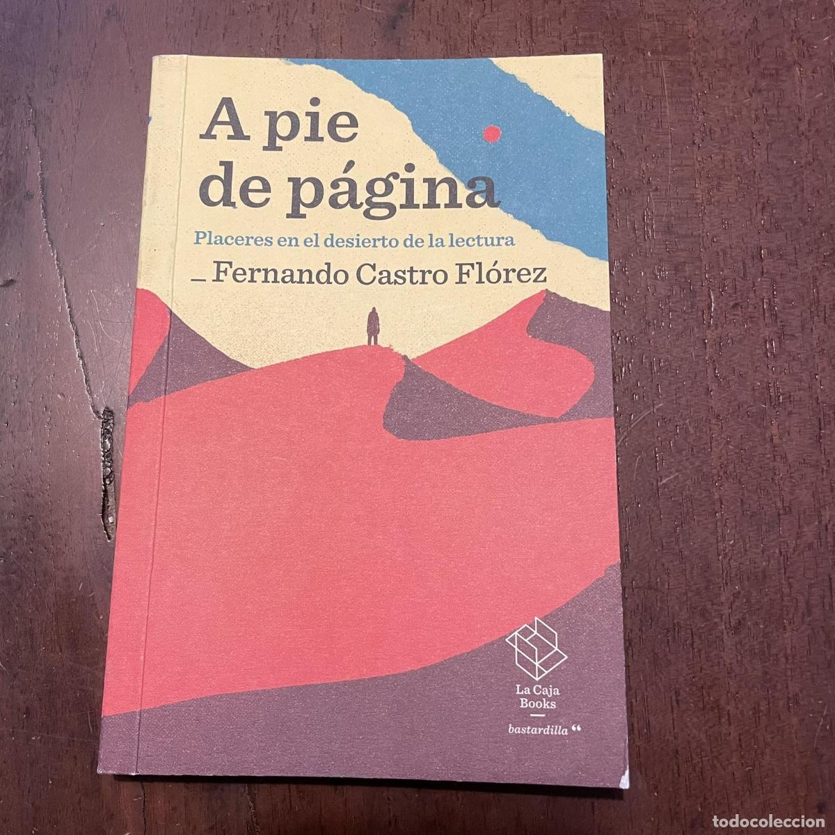 Libros: A pie de p&aacute;gina - Fernando Castro Fl&oacute;rez - Foto 1
