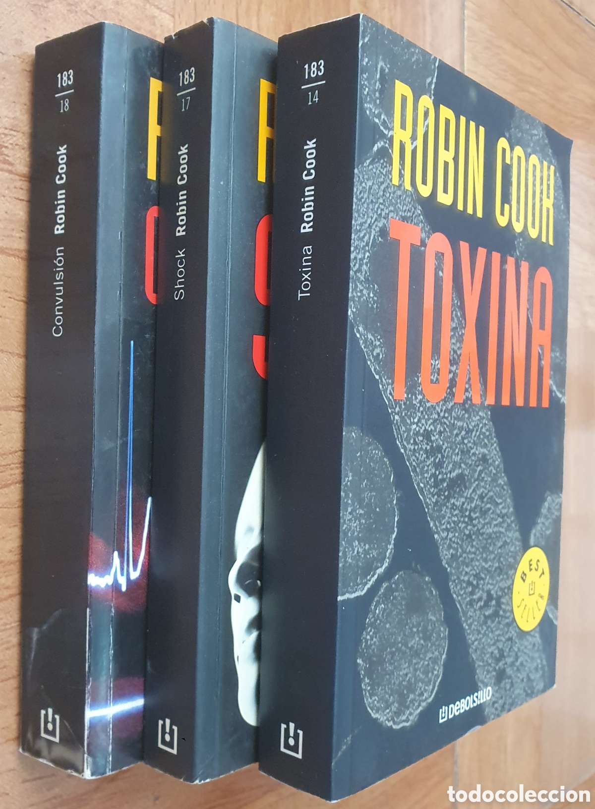 Libros: Convulsi&oacute;n / Shock / Toxina � 3 Novelas - Robin Cook - Foto 2