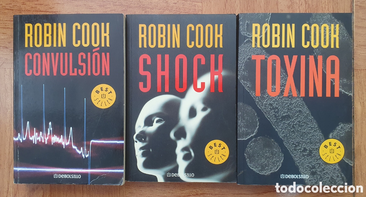 Libros: Convulsi&oacute;n / Shock / Toxina � 3 Novelas - Robin Cook - Foto 1