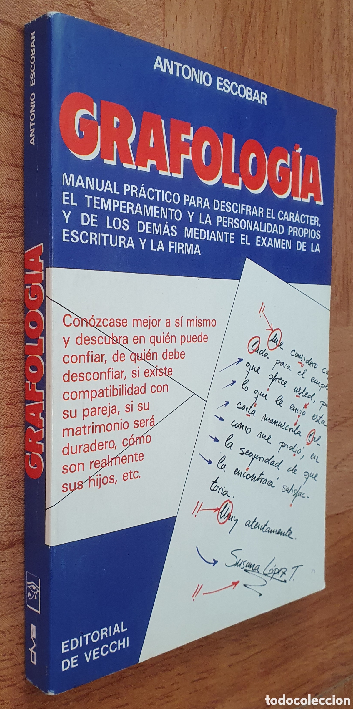 Libros: Grafolog&iacute;a � De Vecchi - Antonio Escobar - Foto 1