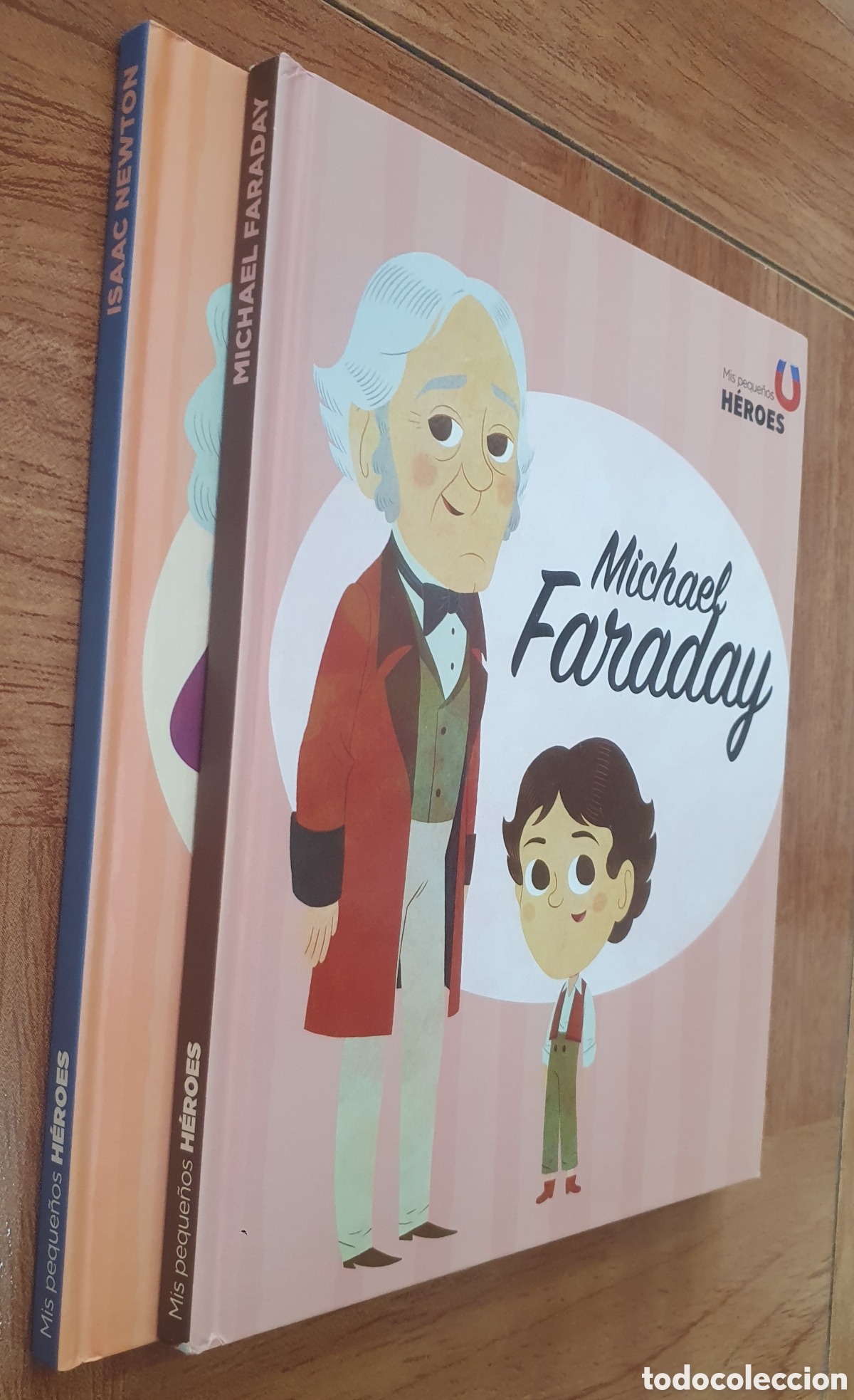 Libros: Colecci&oacute;n Mis Peque&ntilde;os H&eacute;roes: Isaac Newton / Michael Faraday - VV. AA. - Foto 2