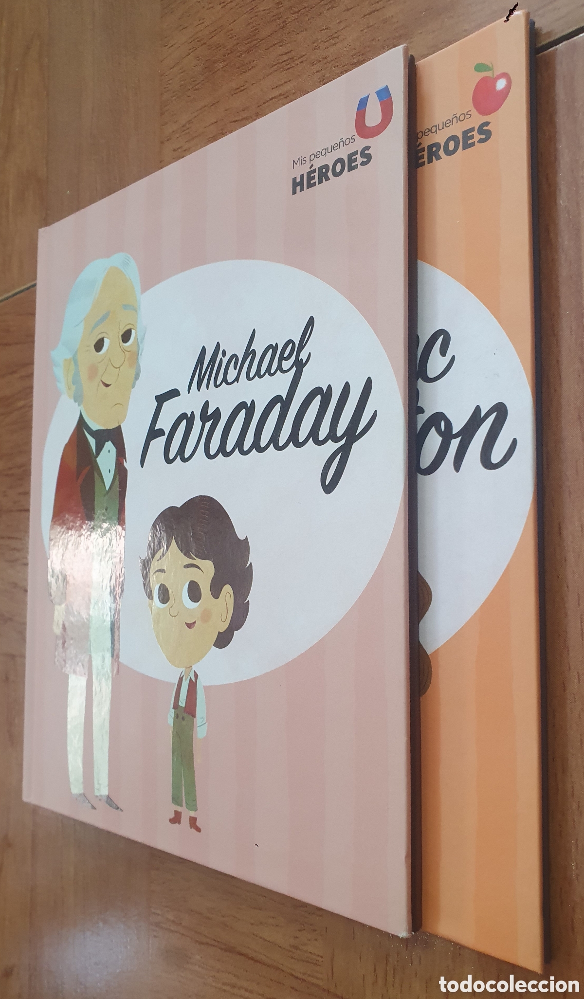 Libros: Colecci&oacute;n Mis Peque&ntilde;os H&eacute;roes: Isaac Newton / Michael Faraday - VV. AA. - Foto 3