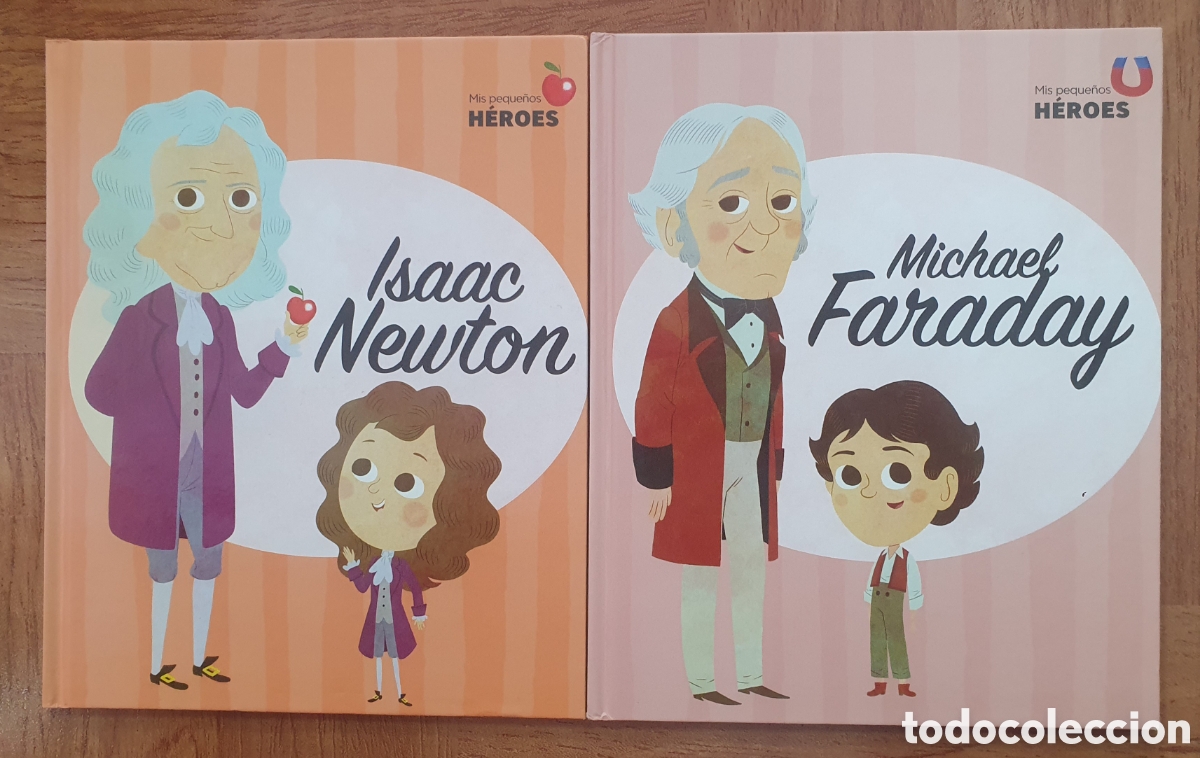 Libros: Colecci&oacute;n Mis Peque&ntilde;os H&eacute;roes: Isaac Newton / Michael Faraday - VV. AA. - Foto 1