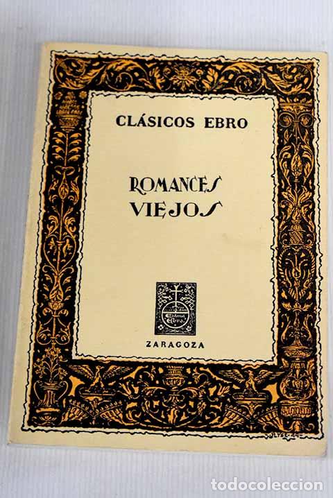 Libros: Romances viejos: : Ebro. - Foto 1