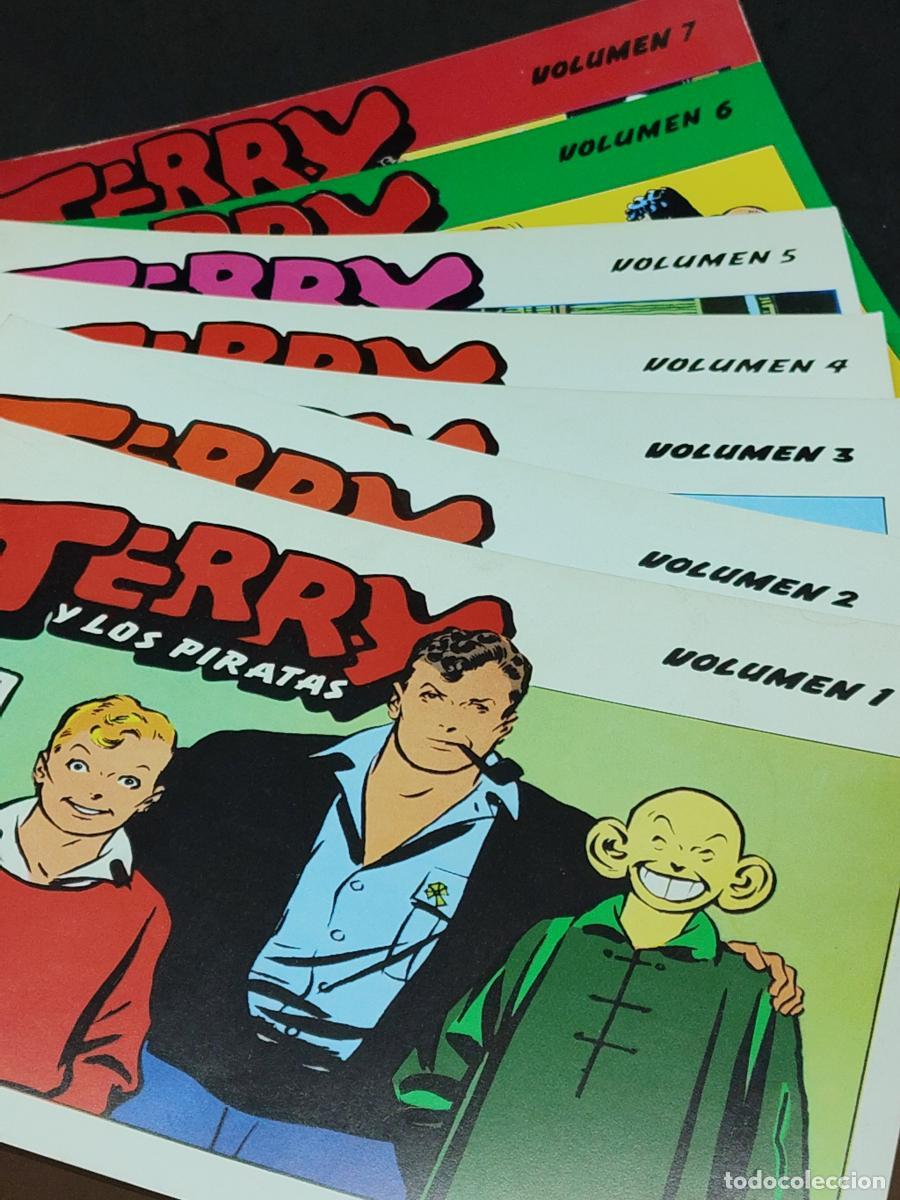 Libros: TERRY Y LOS PIRATAS - LOTE 7 NUMEROS DEL 1 AL 7 - PERFECTO ESTADO - TDKC2 - MILTON CANIFF