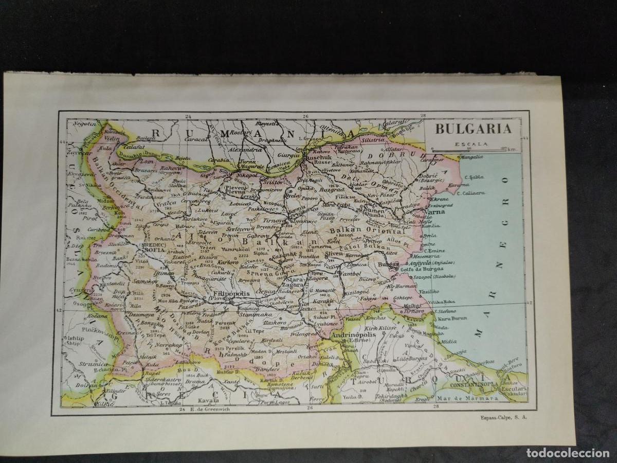 Libros: BULGARIA. MAPA ESPASA CALPE - TDK273 - - Foto 1