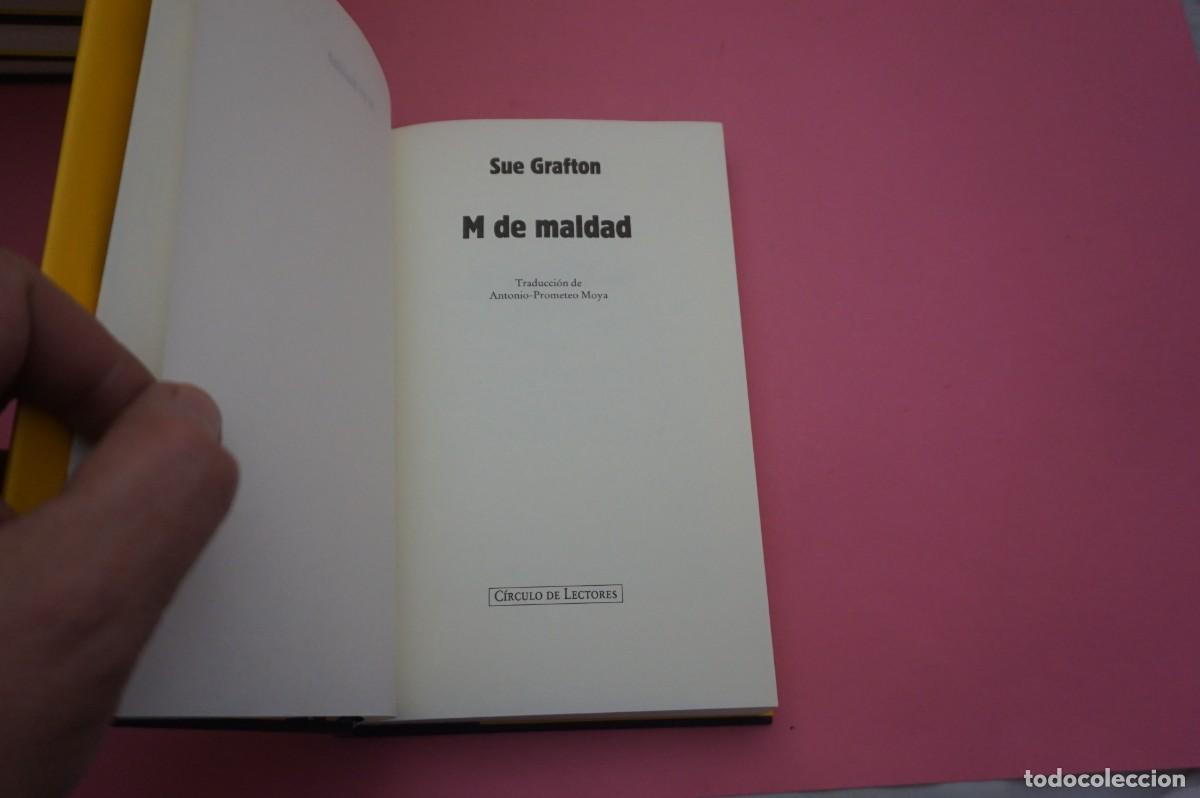 Libros: AR5D/ M DE MALDAD - SUE GRAFTON / CIRCULO DE LECTORES - Foto 2