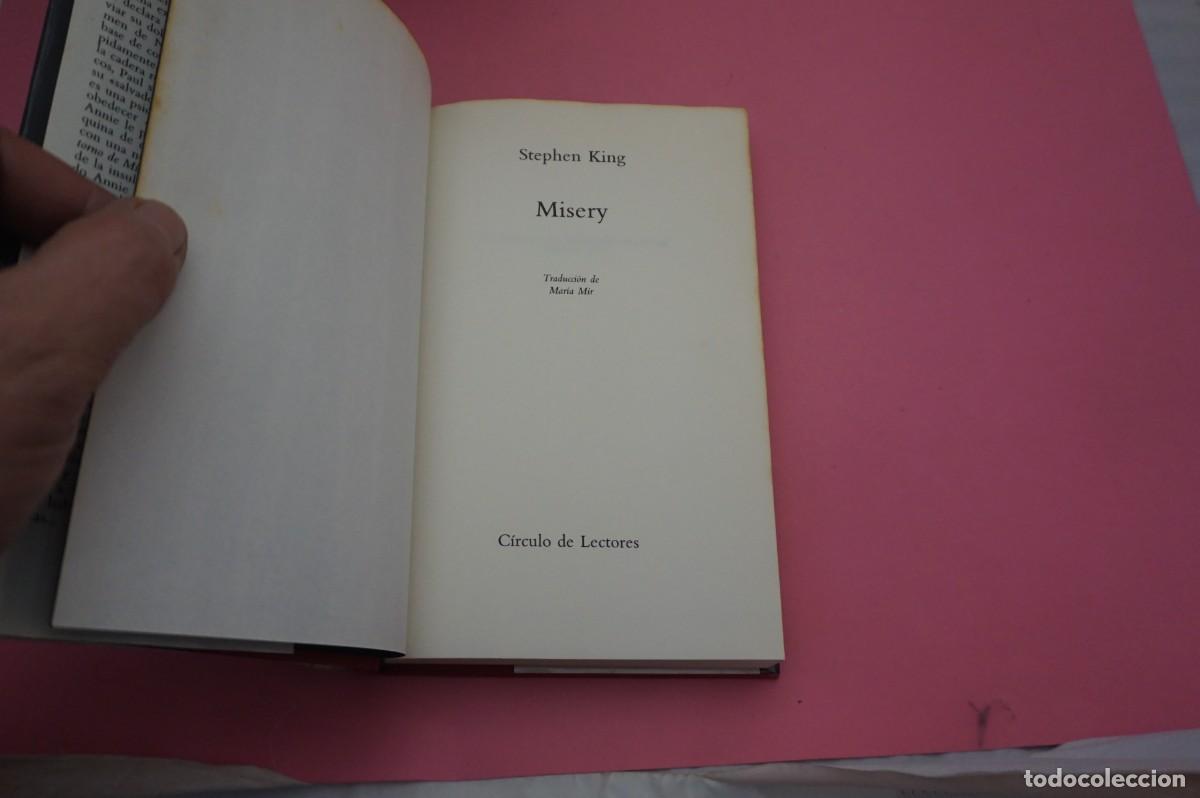 Libros: AR17C/ MISERY - STEPHEN KING / CIRCULO DE LECTORES - Foto 2