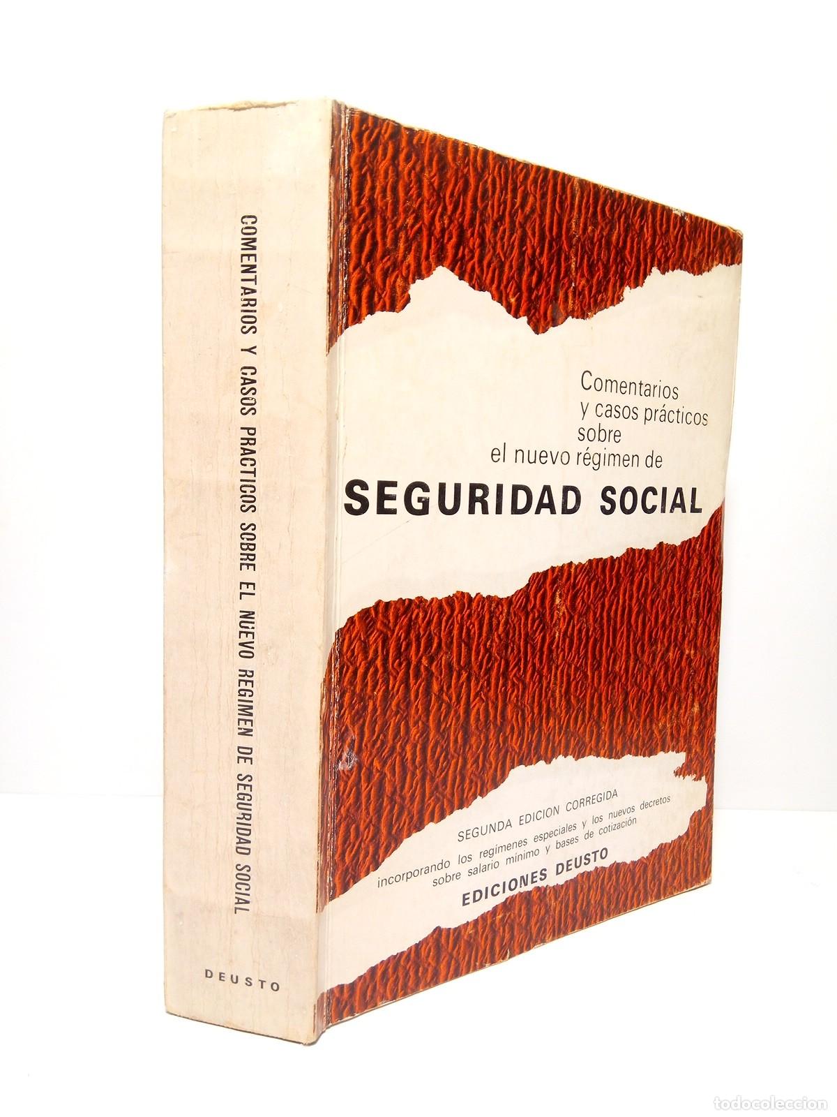 Libros: SERVICIO DE ESTUDIOS DE EDICIONES DEUSTO - Comentarios y casos pr&aacute;cticos sobre el nuevo r&eacute;gimen de S - Foto 1