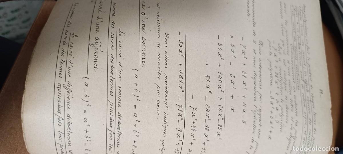 Libros: LIBRO EN FRANCES ESCUELA UNIVERSAL NOCIONES B&Aacute;SICAS DE MATEM&Aacute;TICAS, A&Ntilde;OS 50, PARIS - Foto 5
