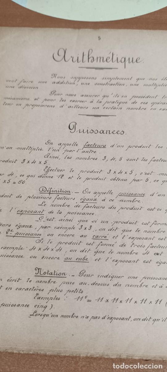 Libros: LIBRO EN FRANCES ESCUELA UNIVERSAL NOCIONES B&Aacute;SICAS DE MATEM&Aacute;TICAS, A&Ntilde;OS 50, PARIS - Foto 10
