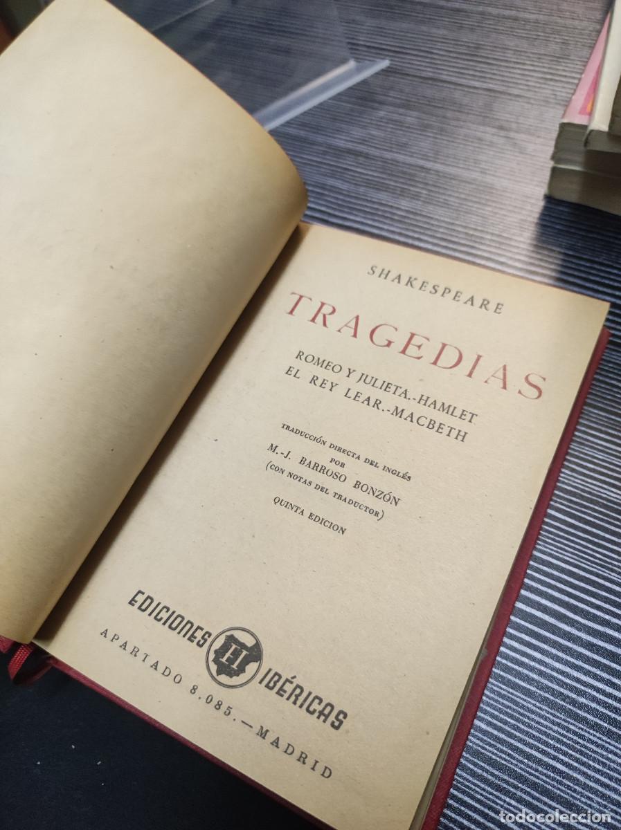 Libros: TRAGEDIAS SHAKESPEARE EDICIONES IBERICAS - Foto 2