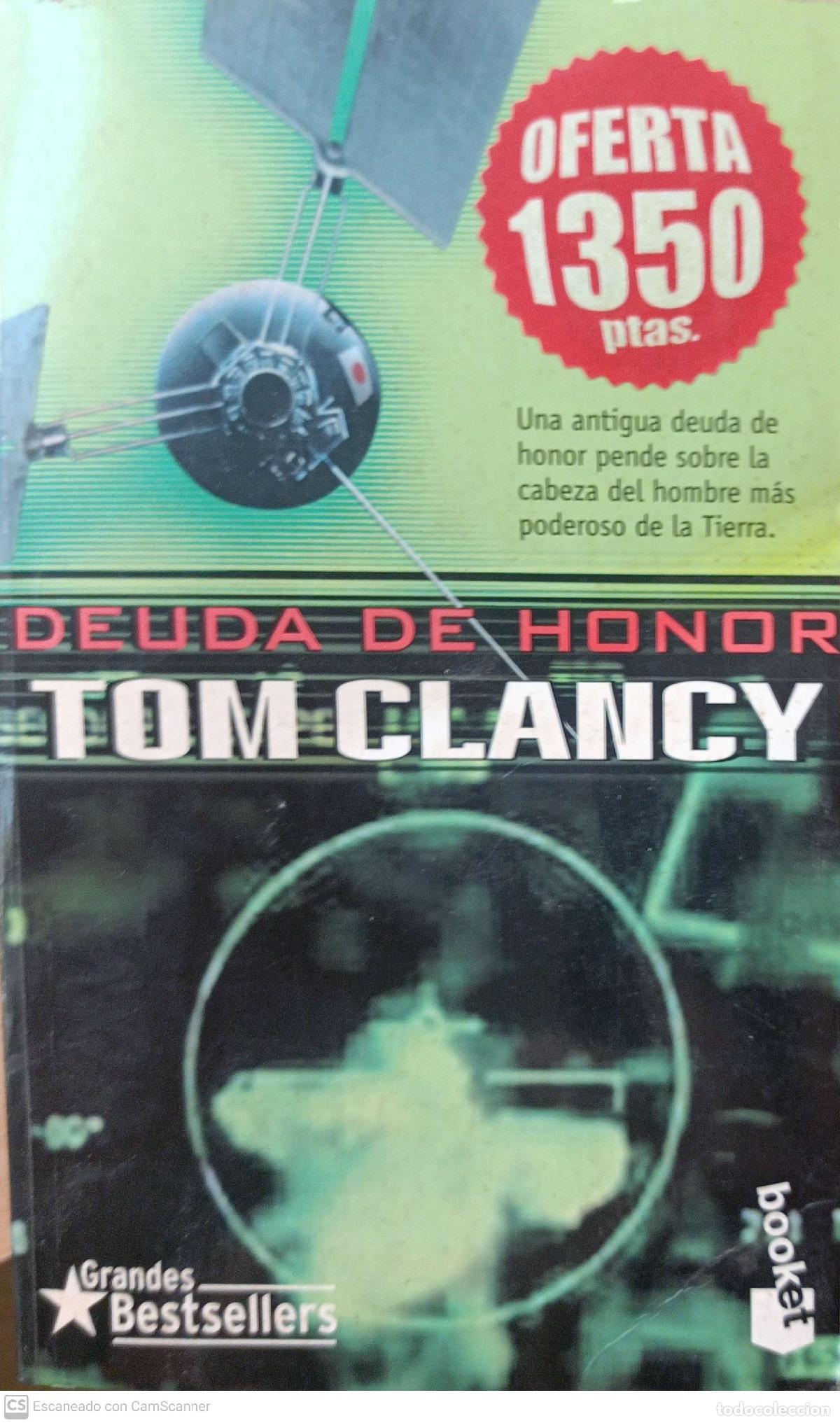 Libros: Deuda de honor - Tom Clancy - Foto 1