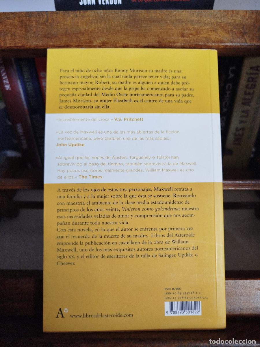 Libros: Vinieron como golondrinas - Maxwell, William - Foto 2