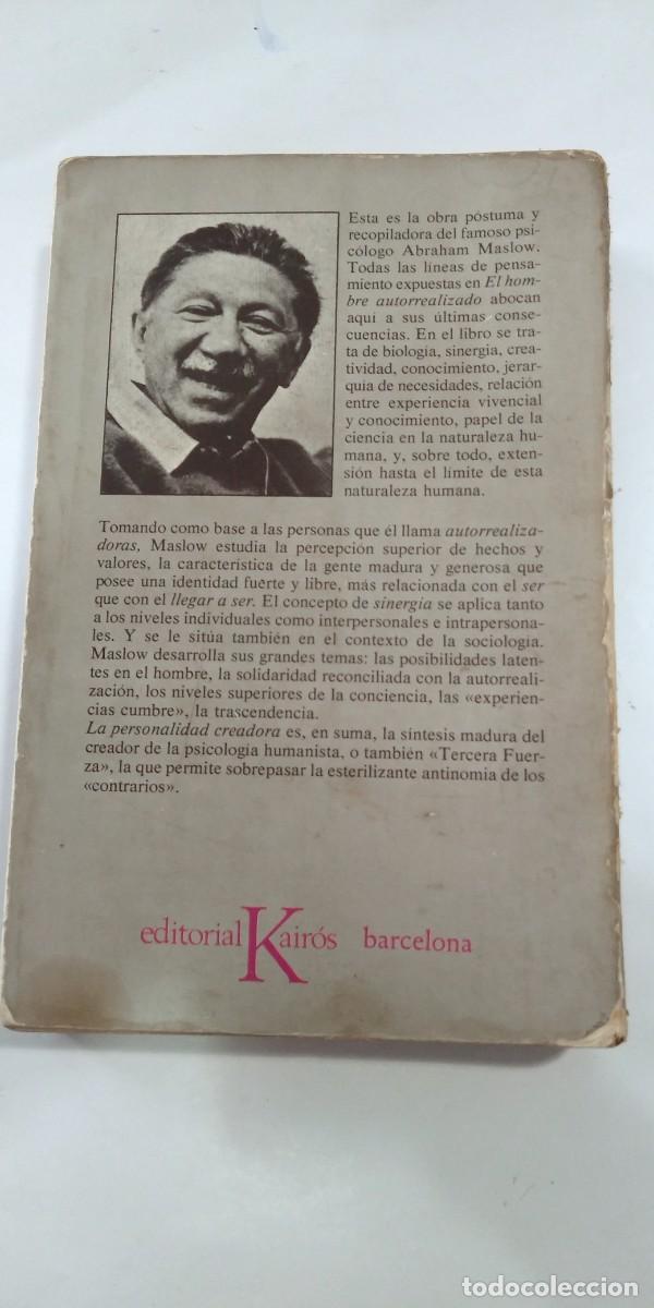Libros: La personalidad creadora Abraham Maslow - Foto 2