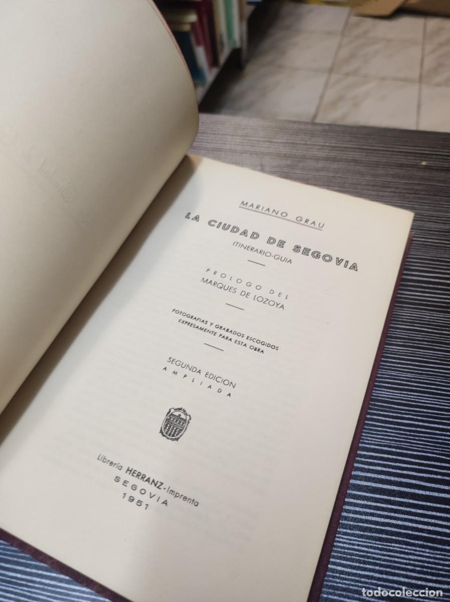 Libros: LA CIUDAD DE SEGOVIA MARIANO GRAU 1951 - Foto 2