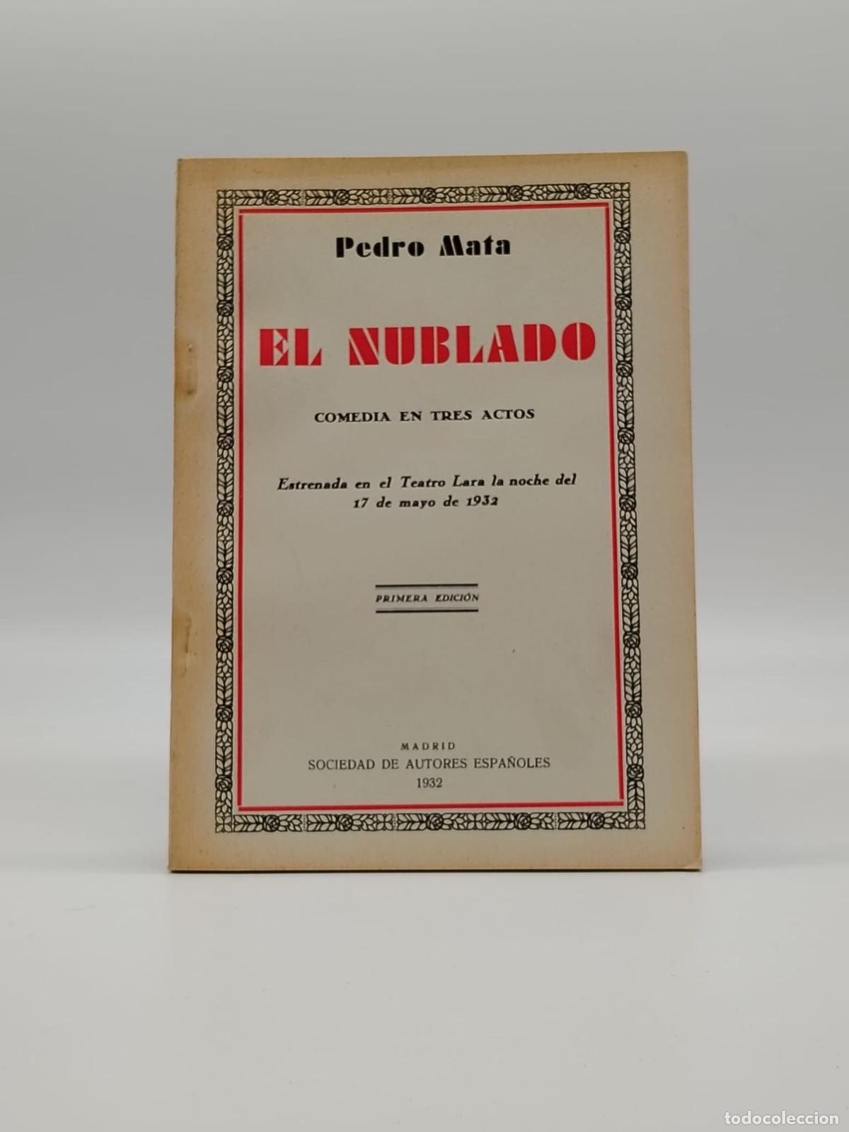 Libros: MATA, Pedro. - El nublado. - Foto 1