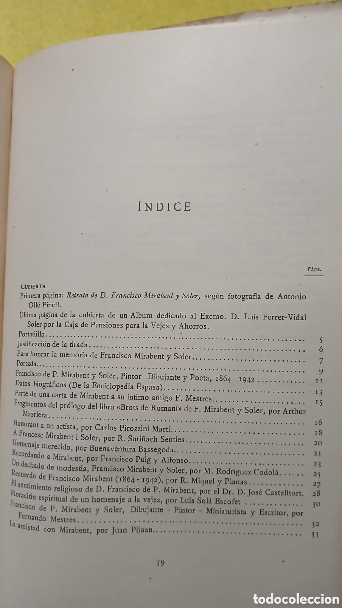 Libros: De la vida y Obras F. Mirabent y Soler - Foto 8