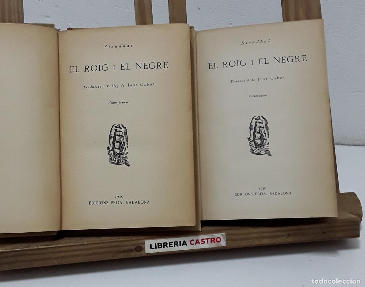 Libros: El Roig i el Negre (II Volums) - Stendhal. - Foto 1