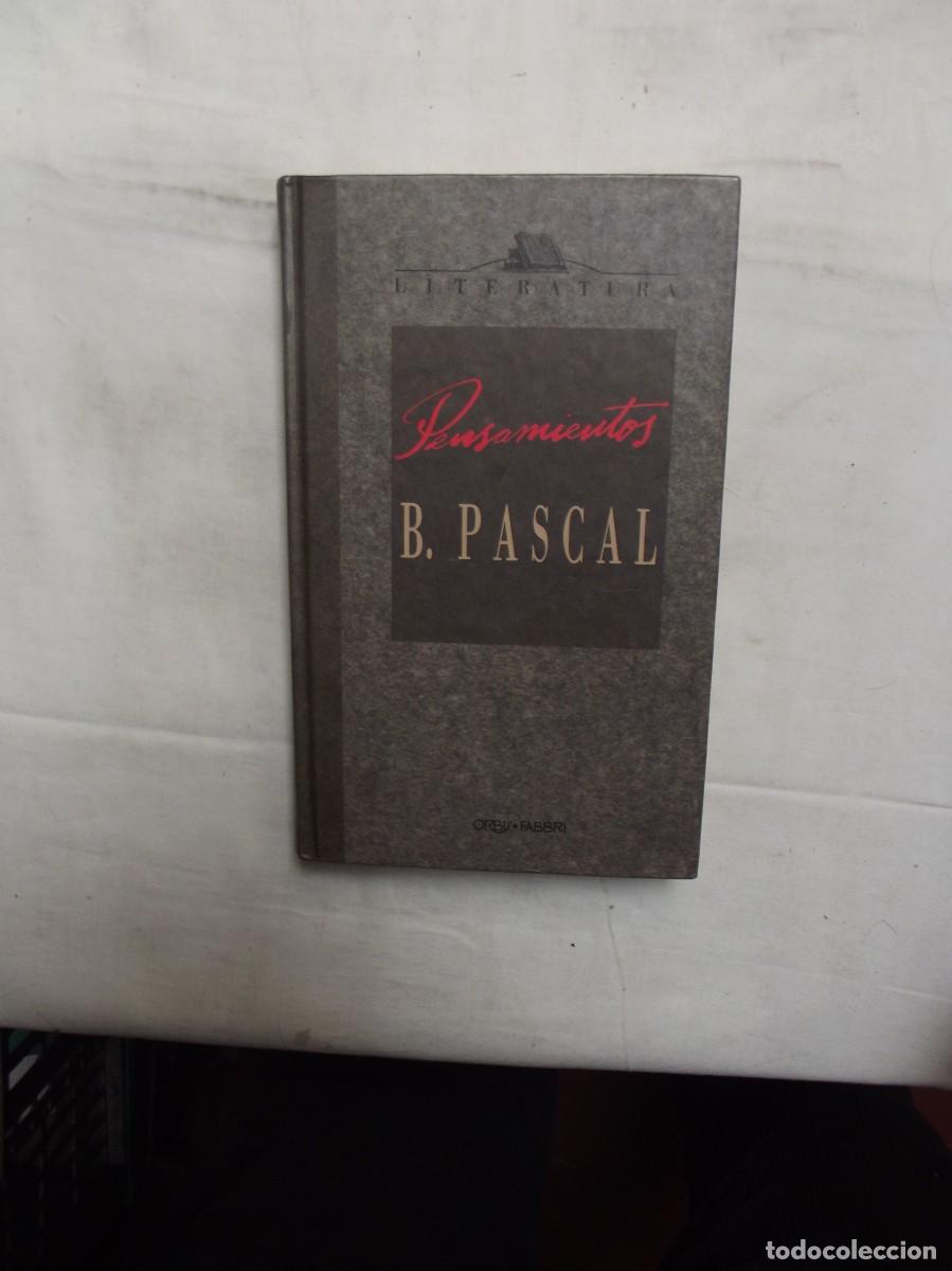 Libros: PENSAMIENTOS POR B. PASCAL - Foto 1